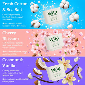 Wild deodorant packaging with natural ingredients