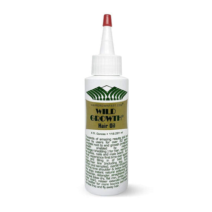 Wild Growth Hair Oil 4oz green bottle front view
