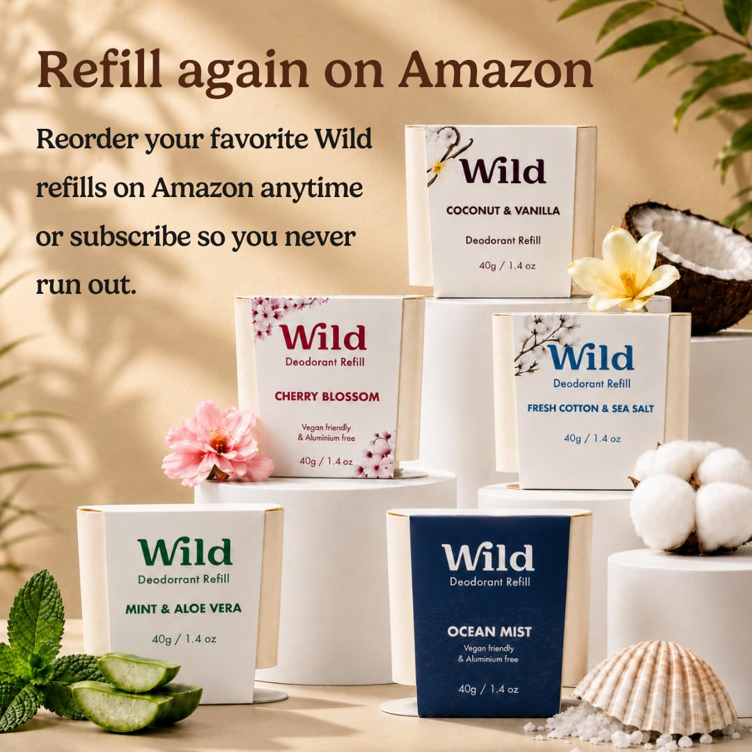 Wild Natural Deodorant application on skin