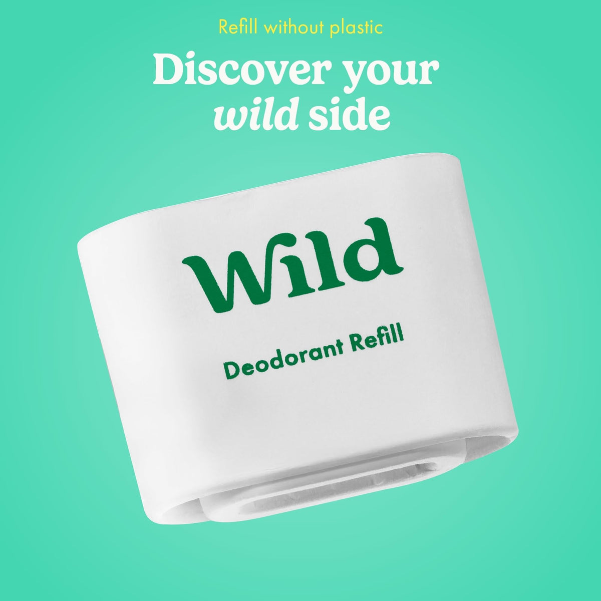 Wild Natural Deodorant Fresh Cotton & Sea Salt scent lifestyle shot