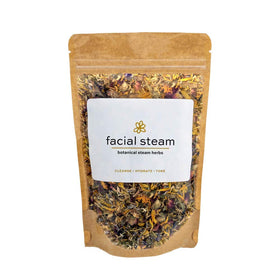 WILDFLOWER WELLNESS Botanical Facial Steam front view with herbs