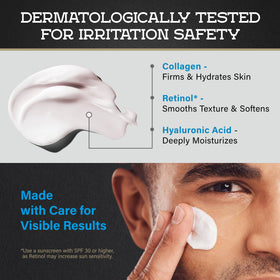 WildPRIME Men's Face Moisturizer Cream 2 oz texture close-up