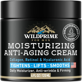 WildPRIME Men's Face Moisturizer Cream 4 oz front view