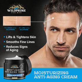 WildPRIME Men's Face Moisturizer Cream 4 oz side view