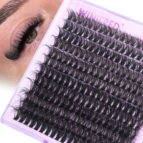 Winifred Lash Clusters 50D Volume Eyelash Extensions front view