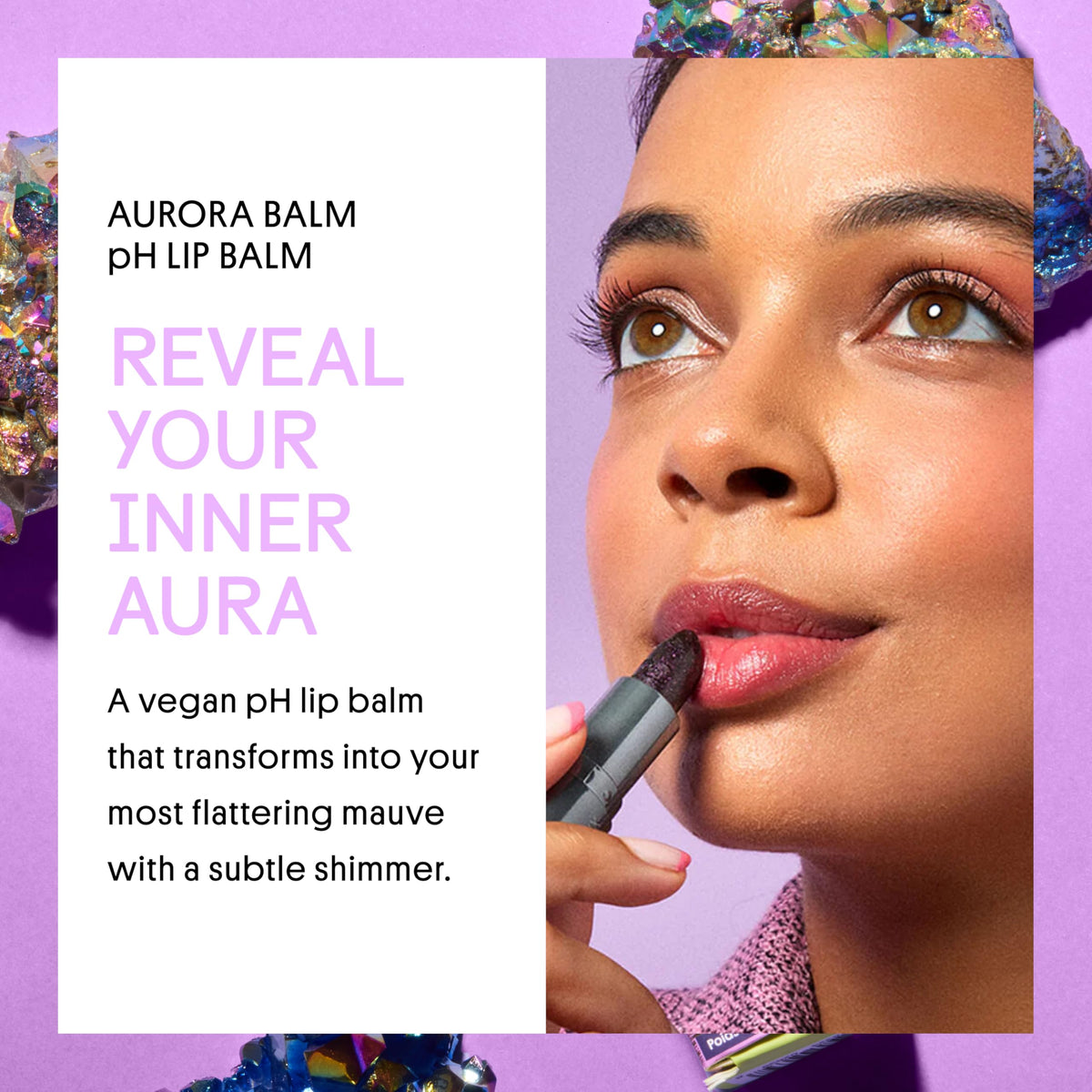 Winky Lux Aurora Glimmer Balm showing the balm texture
