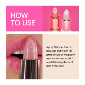 Winky Lux Rosé Glimmer Balm with vanilla scent description