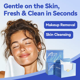 Winner Face Towels being used to remove makeup