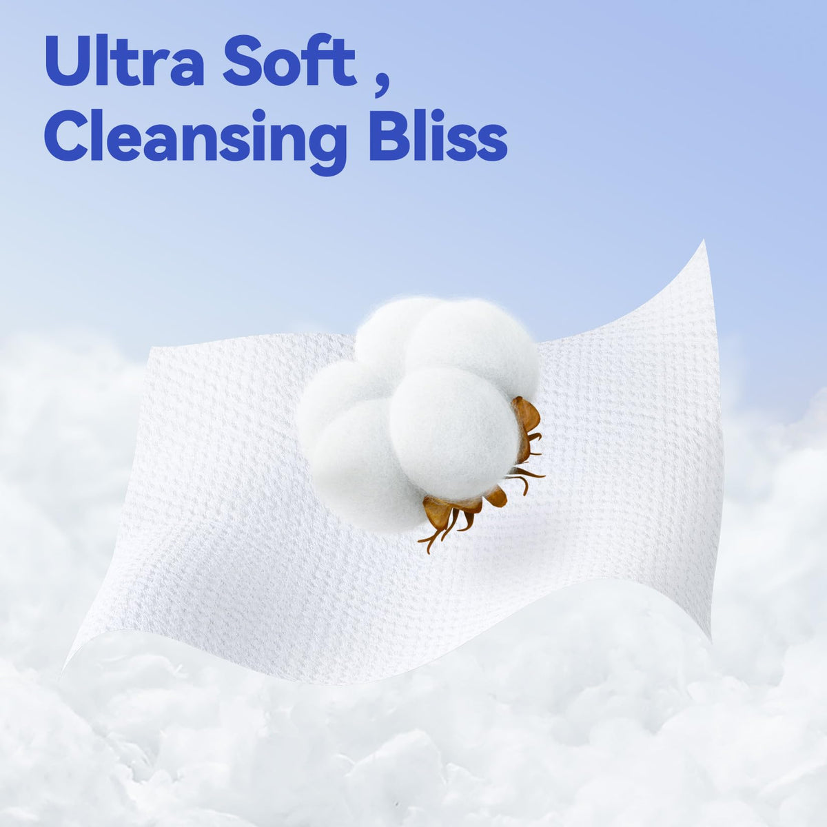 Winner Face Towels stacked showing thickness