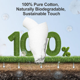 Winner Face Towels with cotton plant background