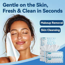Winner Soft Face Towels in use for makeup removal