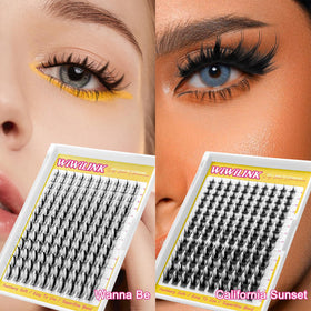 WiWiLINK California Sunset Lash Clusters close-up