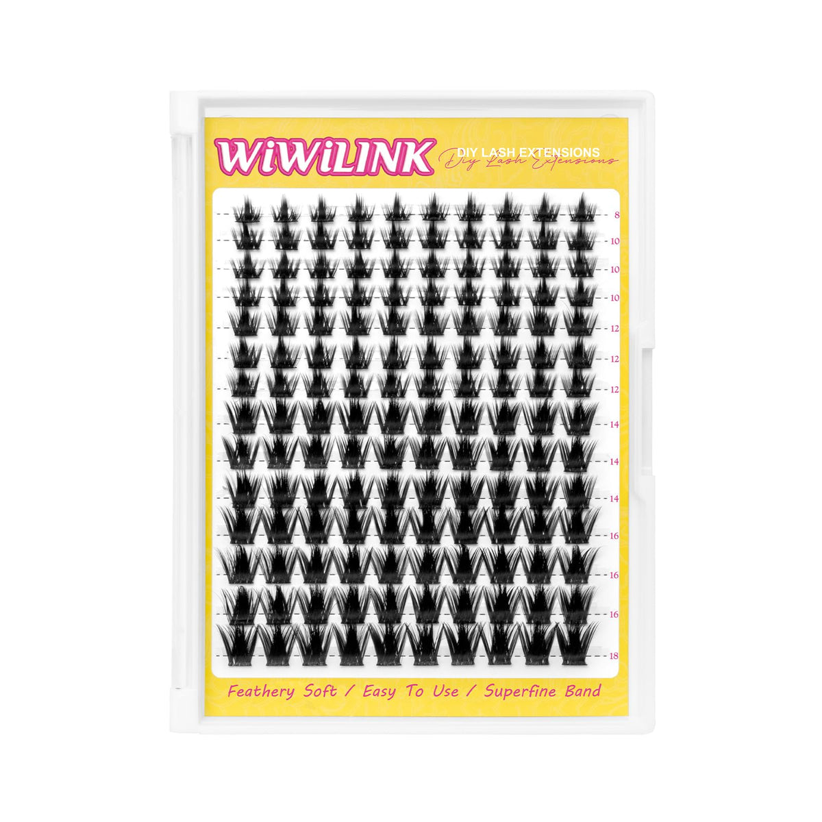 WiWiLINK California Sunset Lash Clusters front view