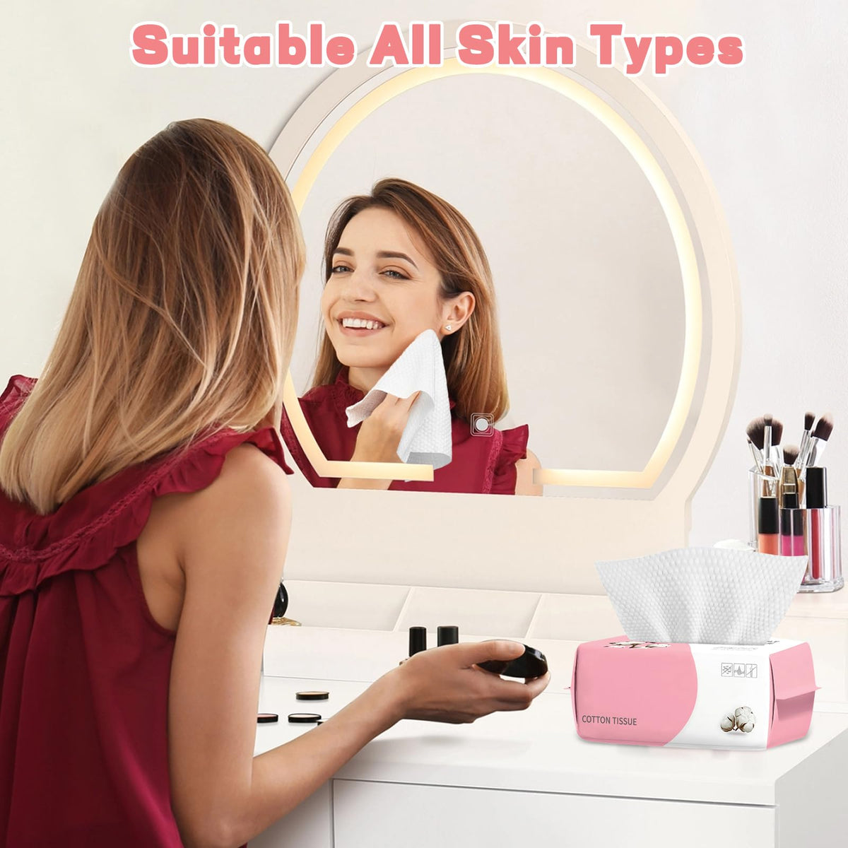 WMQL Disposable Face Towels multi-purpose use in home setting
