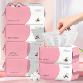 WMQL Disposable Face Towels pack front view with 100 sheets