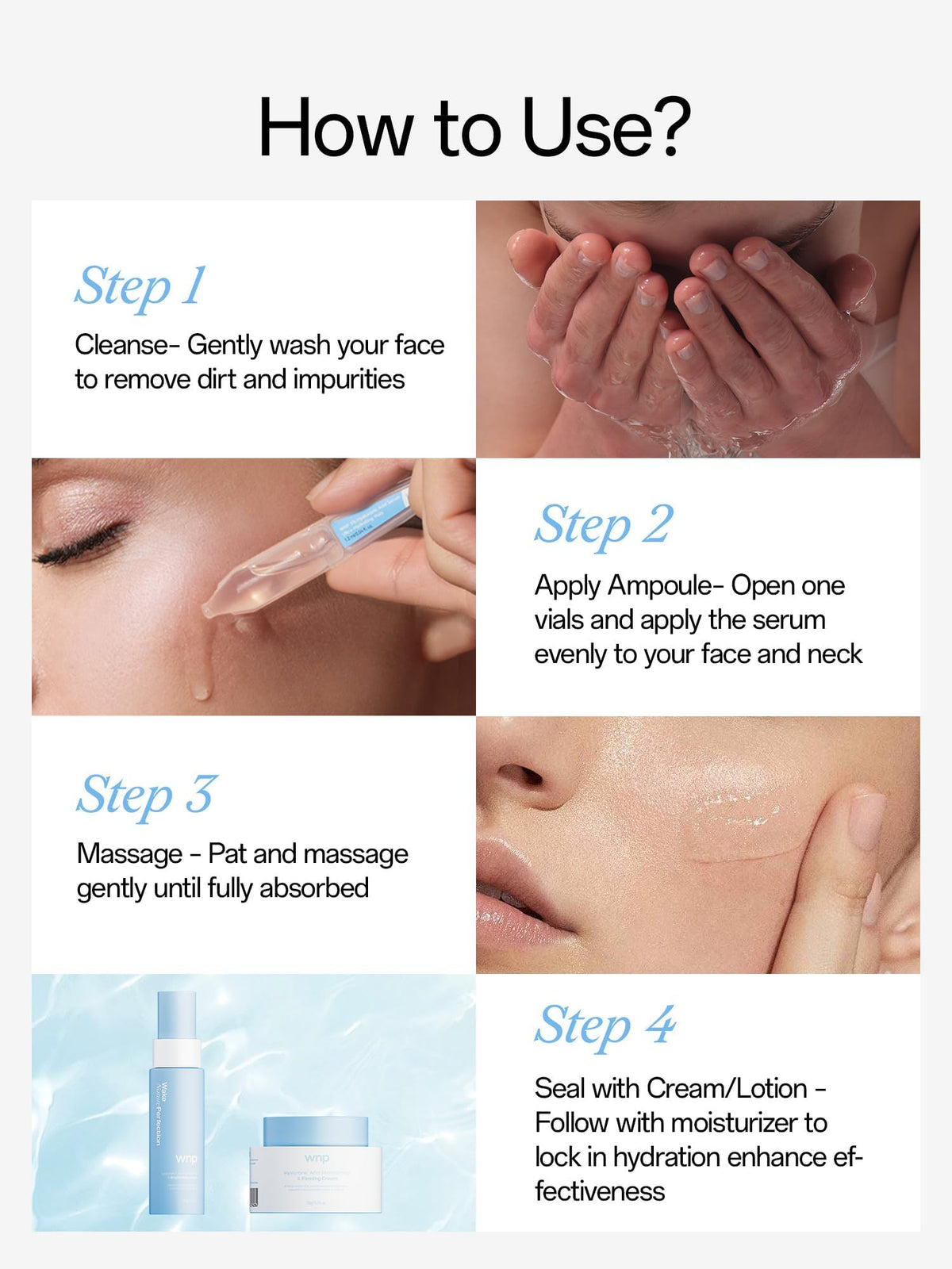 WNP Hyaluronic Acid Serum for daily skincare routine