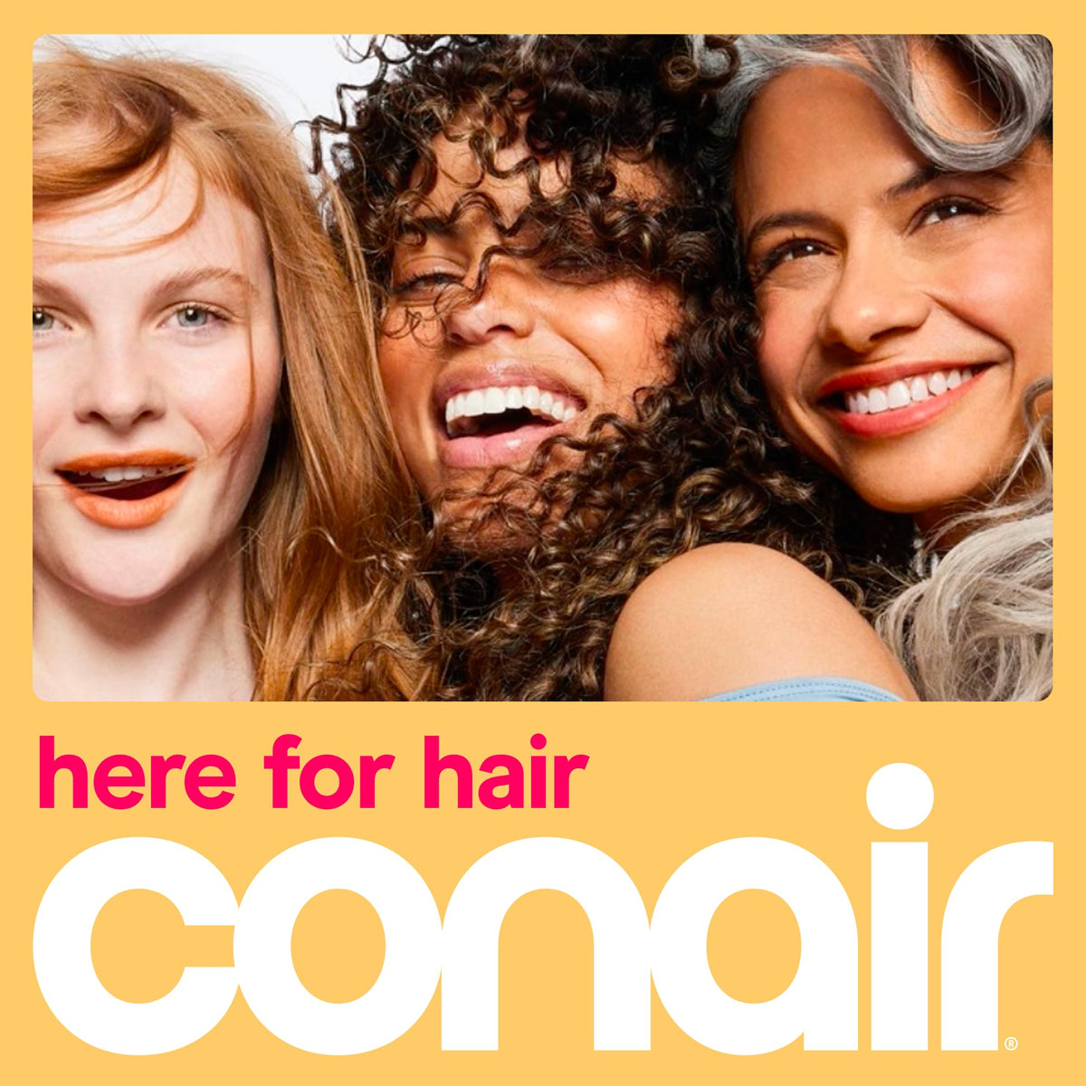 Woman styling hair with Conair Heatless Curls Hair Rollers