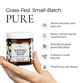 Wonderfat Fragrance Free Whipped Tallow Balm lifestyle image