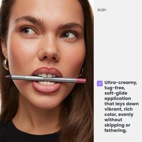 Wonderskin 360 Contour Lipliner Pencil being applied on lips