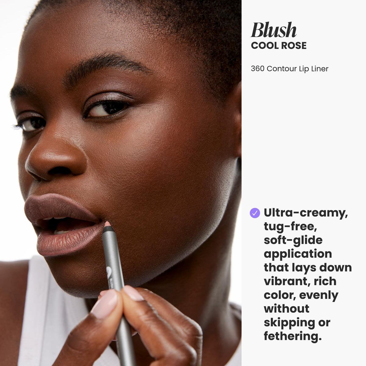 Wonderskin 360 Contour Lipliner Pencil in hand for application