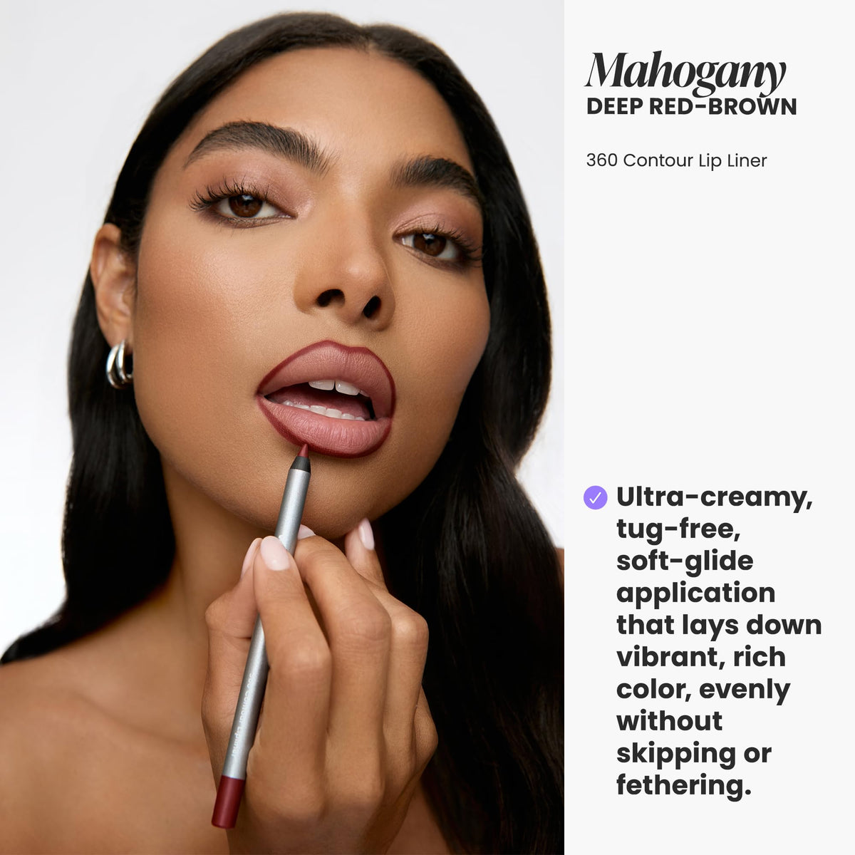Wonderskin 360 Contour Lipliner Pencil swatch on skin