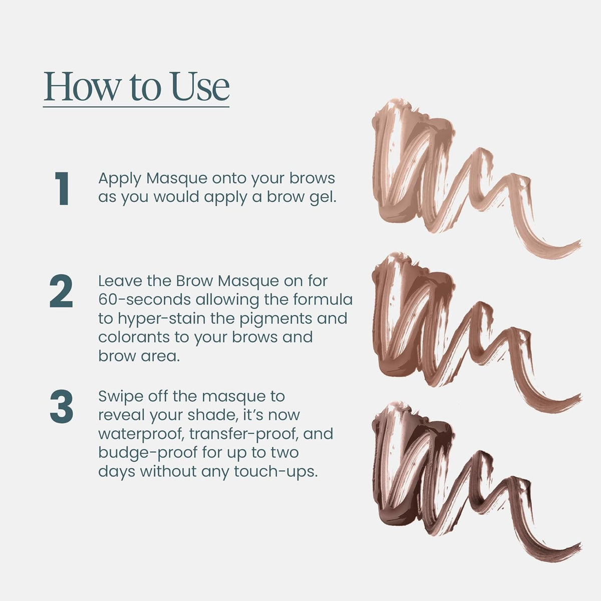 Wonderskin Eyebrow Stain 40g with makeup tools