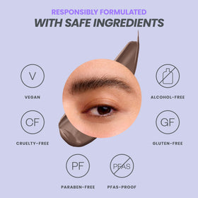 Wonderskin Eyebrow Stain swatch on skin