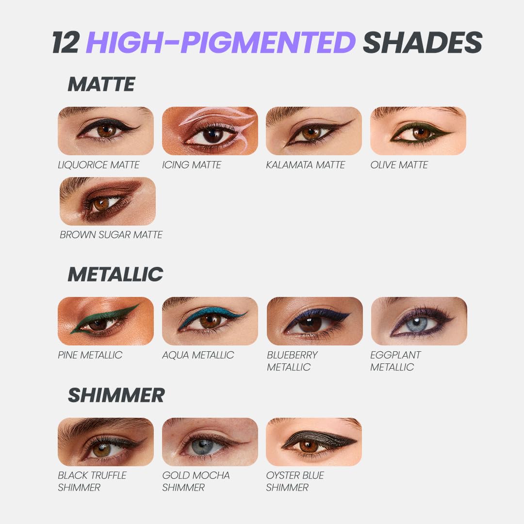 Wonderskin Eyeliner Pencil 1440 application close-up