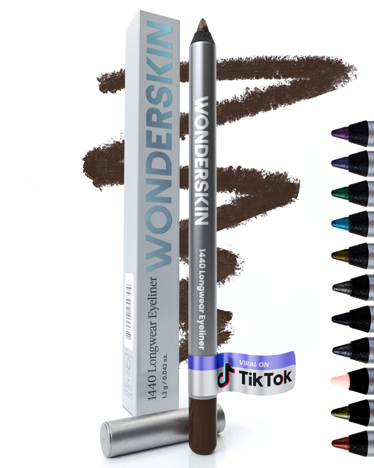 Wonderskin Eyeliner Pencil 1440 front view with vibrant colour