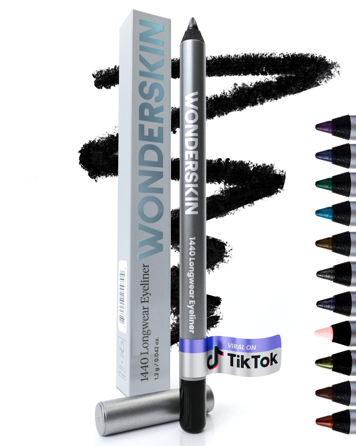 Wonderskin Eyeliner Pencil 1440 front view with vibrant colour