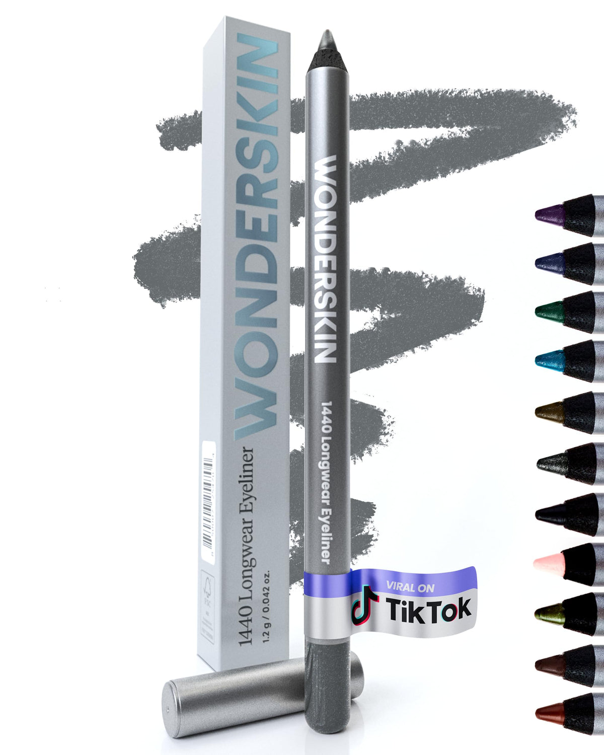 Wonderskin Eyeliner Pencil 1440 front view with vibrant colour
