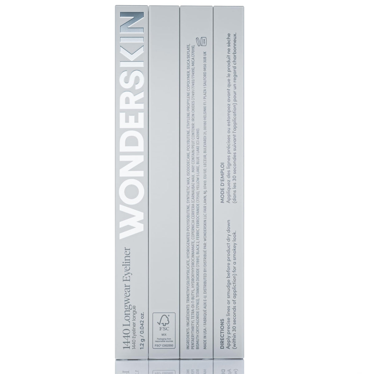 Wonderskin Eyeliner Pencil 1440 with makeup brushes