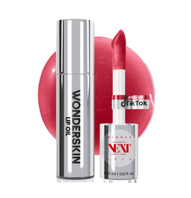 Wonderskin Lip Oil front view with tinted colour