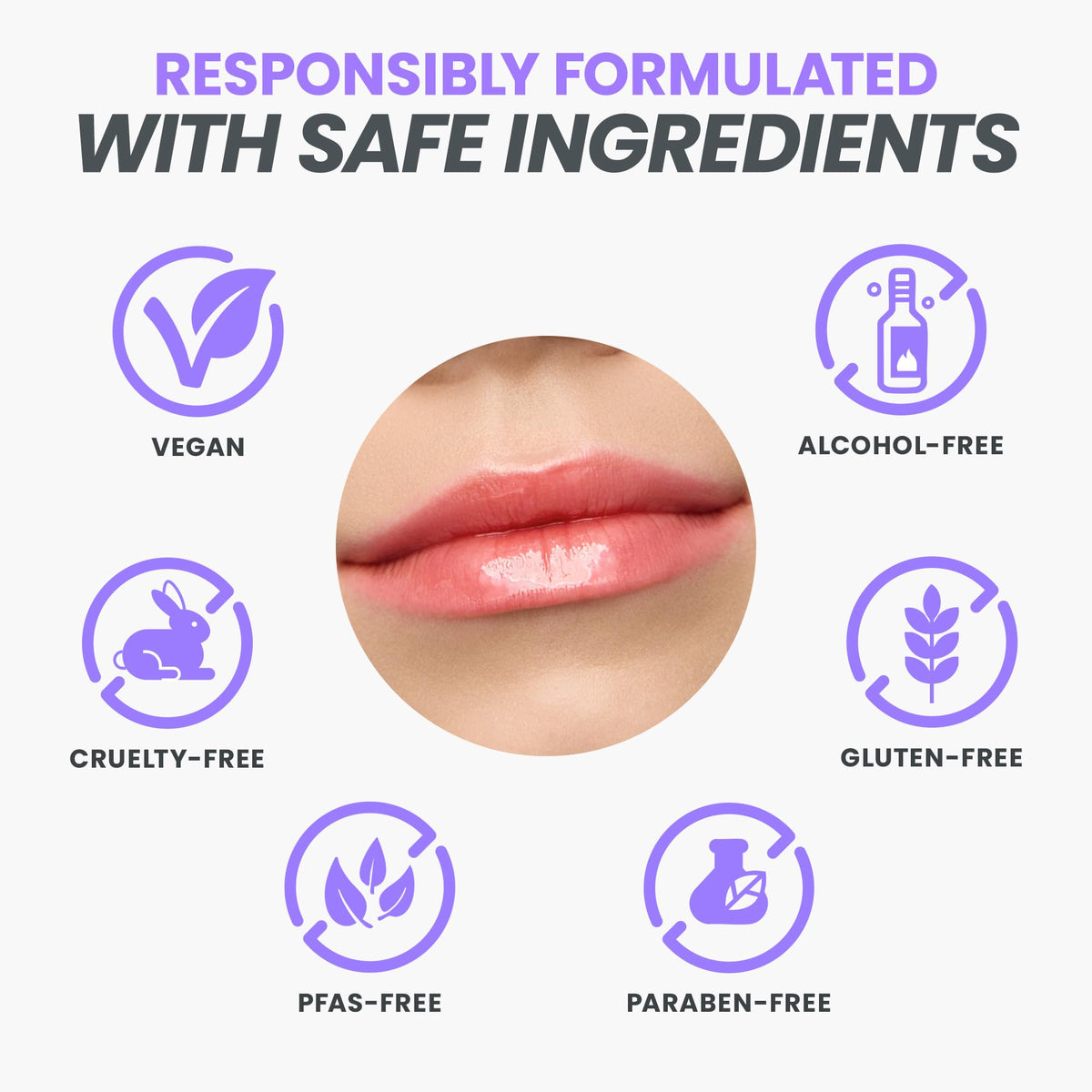 Wonderskin Lip Oil Rehab Serum close-up of texture