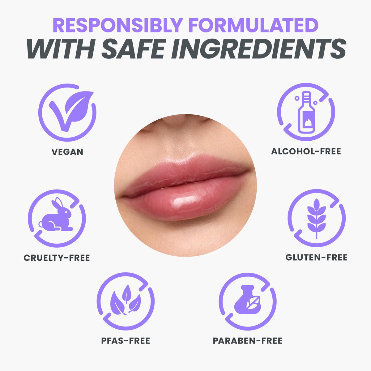 Wonderskin Lip Oil Rehab Serum with natural ingredients