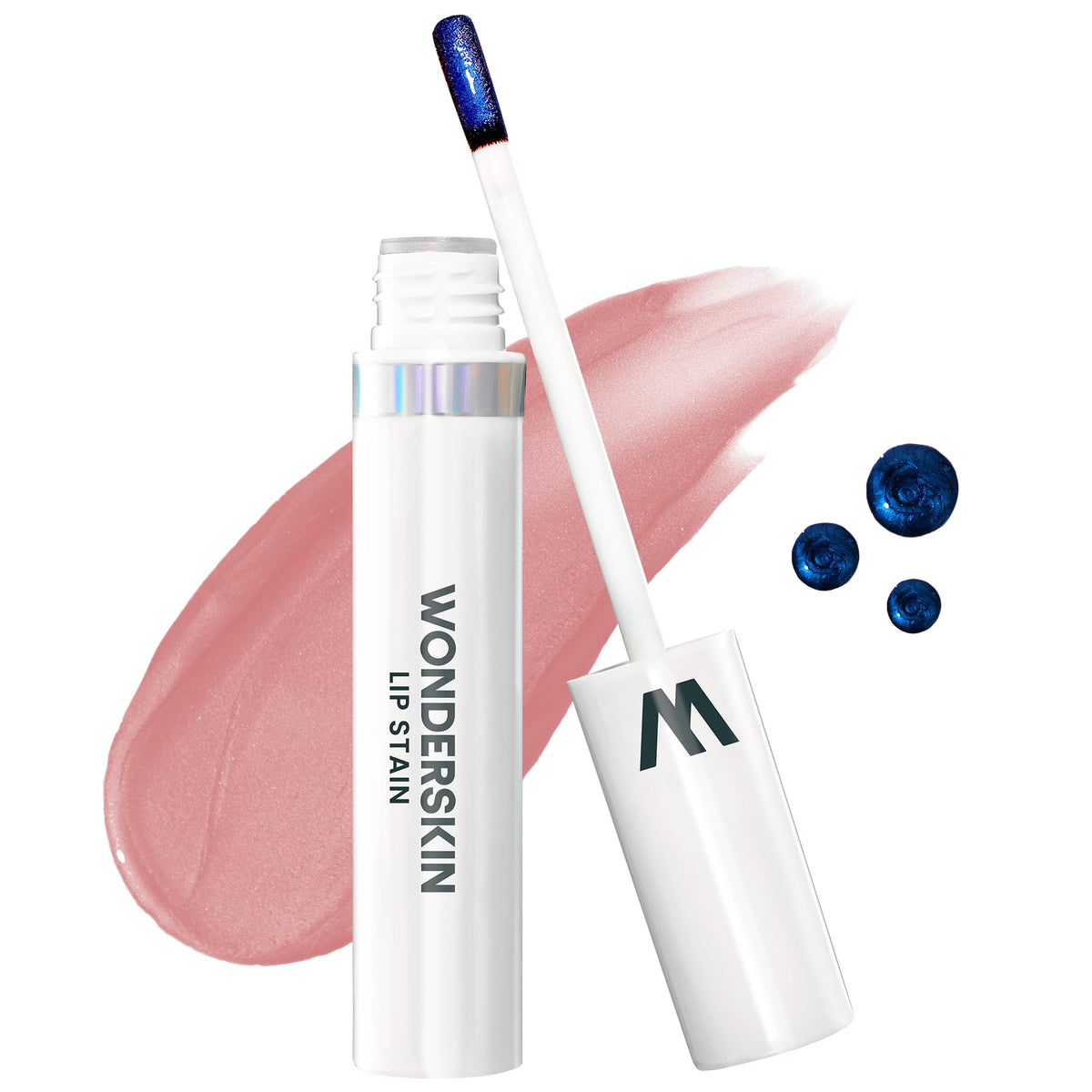 Wonderskin Lip Stain front view with packaging