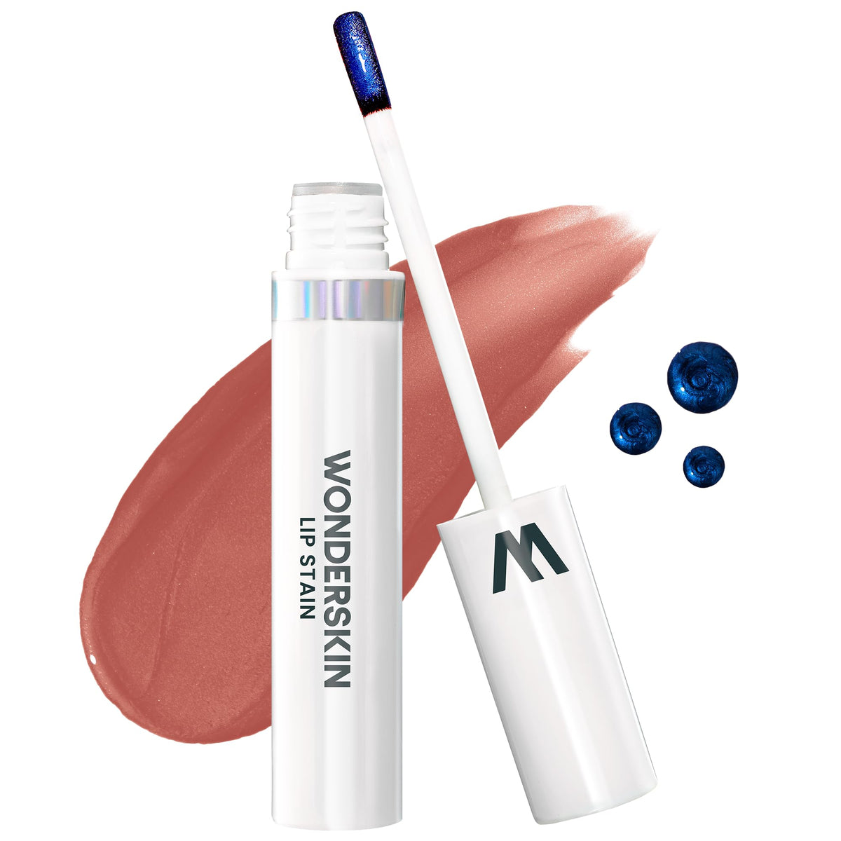 Wonderskin Lip Stain front view with packaging