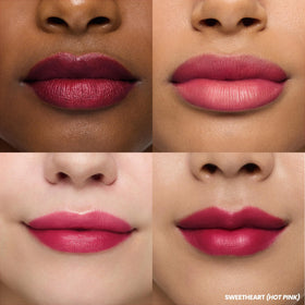 Wonderskin Lip Stain in nude shade on lips