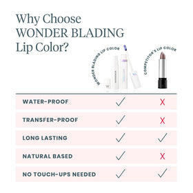 Wonderskin Lip Stain Kit with applicator close-up