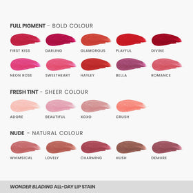 Wonderskin Lip Stain on a makeup table