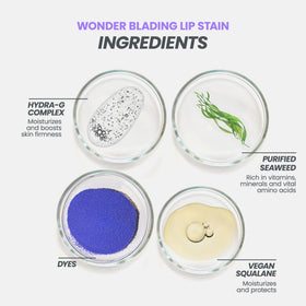 Wonderskin Lip Stain on lips