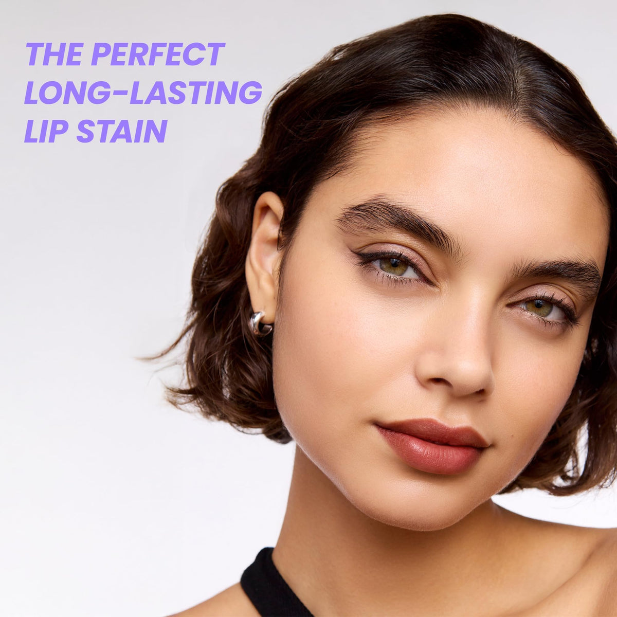 Wonderskin Lip Stain on model's lips