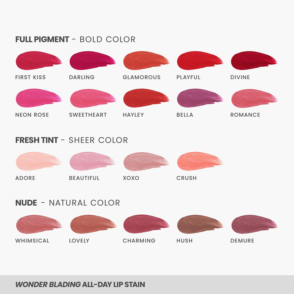Wonderskin Lip Stain texture close-up