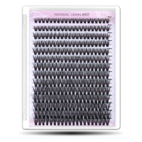WONSIS Individual Lash Clusters front view with various lengths
