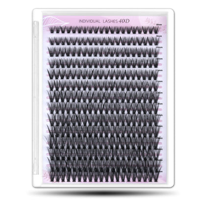 WONSIS Individual Lash Clusters front view with various lengths