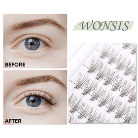 WONSIS individual lashes showing texture and softness