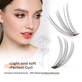 WONSIS lash clusters on a makeup table