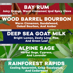 Wood Barrel Bourbon bar soap close-up