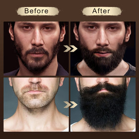 Wooden beard comb included in the kit