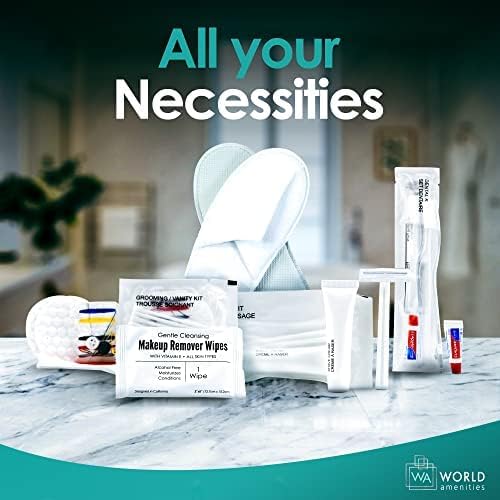 World Amenities Makeup Remover Wipes side view of packaging